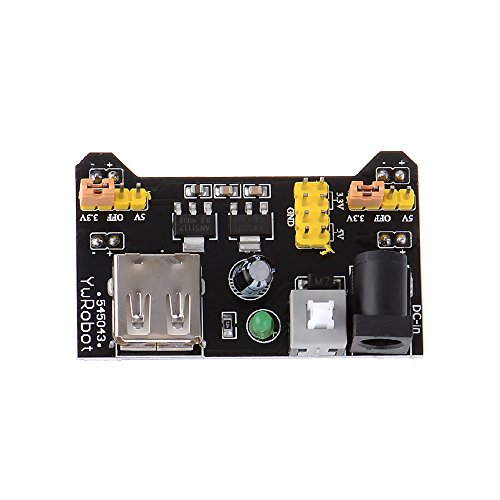 Anmbest PCS5 MB102 Breadboard Power Supply Module 3.3V/5V for Arduino Board Solderless Breadboard