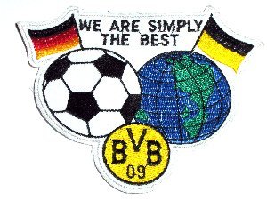 BVB Aufnäher Borussia Dortmund Aufnäher We are simply the best