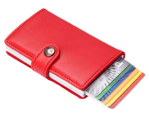 Secrid Women Mini Wallet Genuine Leather RFID Safe Card Case