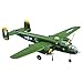 Flyzone WWII B-25 Mitchell Bomber Micro Ready To Fly radio Controlled Airplane 21.7