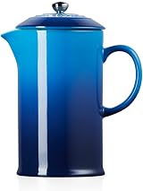 Le Creuset Stoneware Cafetiere French Press 1 L Azure 60706082200003 view 3