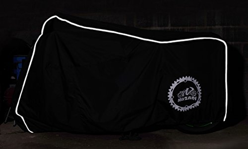 Ultimate Weather Proof Universal Motorbike Cover W/Quality Heavy Duty Material,Lockholes,Wind Proof Buckle,Water Snow Resistant Fabric 4 Harley Davidson,Honda,Suzuki,Ducati,Yamaha Large Navy - Thumbnail 7