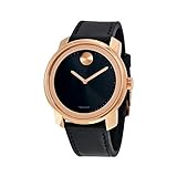 Movado Men's Swiss Quartz Gold-Tone and Leather Watch, Color: Brown (Model: 3600376)