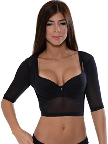 Power Net Arm Shaper, Shapewear, Arm Slimmer, Arm Control Shapewear Girdle By Your Contour (4X, Black)