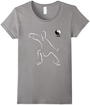 Womens tai chi Tshirt Art martial tshirt Martial art Tshirt XL Slate