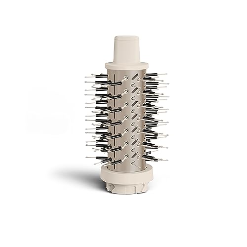 Shark XSKHD3RRBA SpeedStyle Express Touchup Brush, Attachment for Shark SpeedStyle Blow Dryers (Work with HD3xx Series only), Hair Drying & Styling Tool, for Shaping Bangs, for All Hair Types, Stone