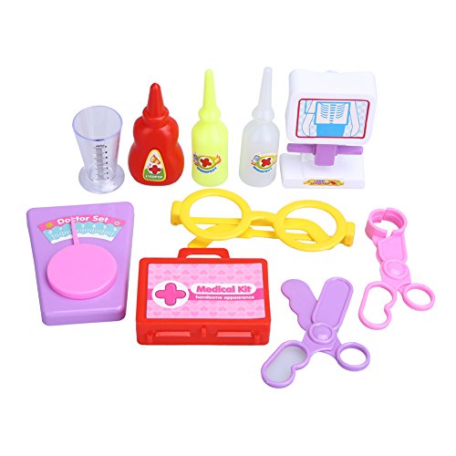 Chinatera Kids Girls 30Pcs Simulation Medical Box Kit Kids Doctor Role Play Set Carry Case Playhouse Toy - Thumbnail 2