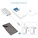 LETSCOM USB C Hub, 8-in-1 USB C Adapter with Ethernet Adapter, 4K HDMI Output, Type C Charging Port, 2 USB 3.0 Ports, Compatible for USB C Device(Silver)