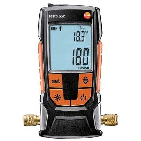 Amazon.com: Testo 552 - Digital Vacuum/Micron Gauge with Bluetooth (Part Number 0560 5522 01): Home Improvement