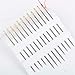 Edego Needles Threading Hand Sewing Craft One Second Stainless Self Repair Tool Stitch Set of 12 Thickness 1mm