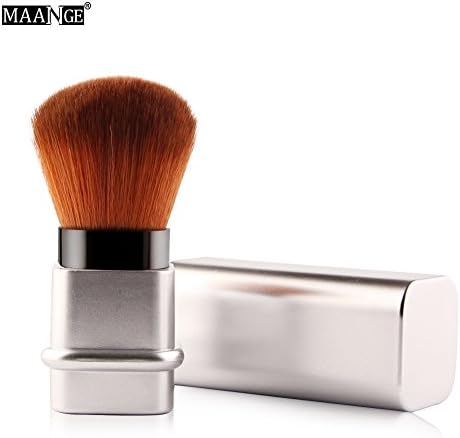 ITITI Pro Cosmetic Beauty Makeup Minerals Powder Brush Travel Retractable Kabuki Brush,Foudation Blush Brush Cosmetic Tool (Kabuki Brush)