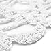 kilofly Handmade Crochet Cotton Lace Table Sofa Doily, Waterlily, White, 20 inch