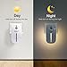 Sensky [2 Pack Plug in Night Light with Auto Dusk to Dawn Sensor, Brightness Adjustable, Dimmable Night Light for Bathroom, Kitchen, Hallway, Stairs, Garages (with Front Light and Back Light)