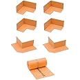 Schluter Systems Kerdi KERECK 4x Inside, 2x Outside Preformed Seamless Corners and Band KEBA 100/125/5M Polyethylene Waterproofing Membrane Strip 4 mil
