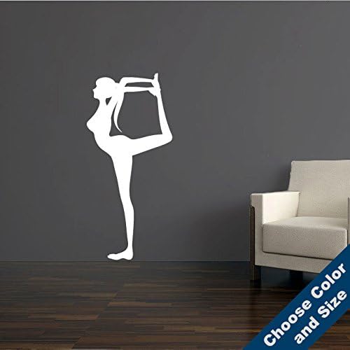 Urban Decal, Lord of the Dance Pose Wall Decal, Royal Blue 84x38