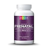 BUY 1 ADD 1 FREE AVASIA Prenatal Vitamin with Folic Acid 800 mcg & Iron. Best for Pre-Pregnancy, IVF, Pregnancy & Breastfeeding. 5 month supply. Optimum Nutrition for Mom & Baby. Easy Swallow 1 a day. MADE IN THE USA