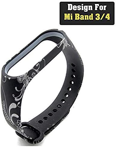 CellFAther Soft Silicone Wristband for Mi Band 4 / Mi Band 3 (Tracker Not Included)