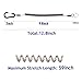 BB Hapeayou Fishing Lanyard (10Pcs) Heavy Duty Retractable Coiled Tether with Carabiner and Split Ring for Pliers, Boating, Tools(Black)