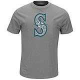 Majestic Athletic MLB Felix Hernandez Seattle Mariners Replica Home Jersey