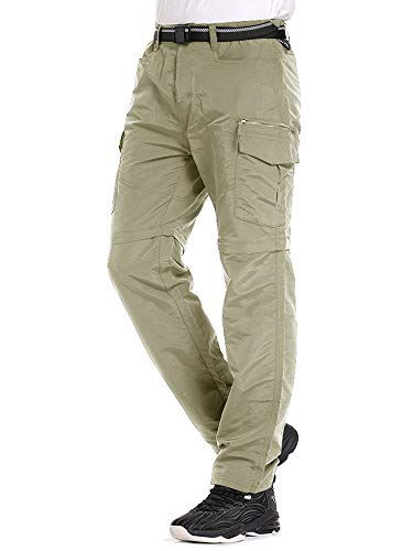 image for Jessie Kidden Mens Hiking Pants Convertible Quick Dry Lightweight Zip 