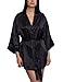 Dreamgirl Women's Shalimar Charmeuse Babydoll with Robe and Padded Hanger