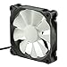 Phanteks 500-1500RPM, PWM Frame/Blades, 12025, 120mm Case Fan Retail Cooling PH-F120XP_BK Black/White
