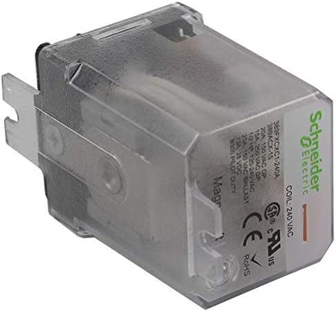 Enclosed Power Relay, 8 Pin, 120VAC, DPDT