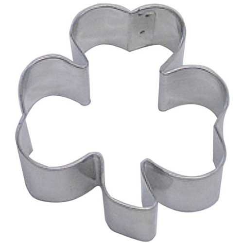 Shamrock Tin Cookie Cutter 2.75 in - Foose Cookie Cutters - US Tin Plate Steel - B27