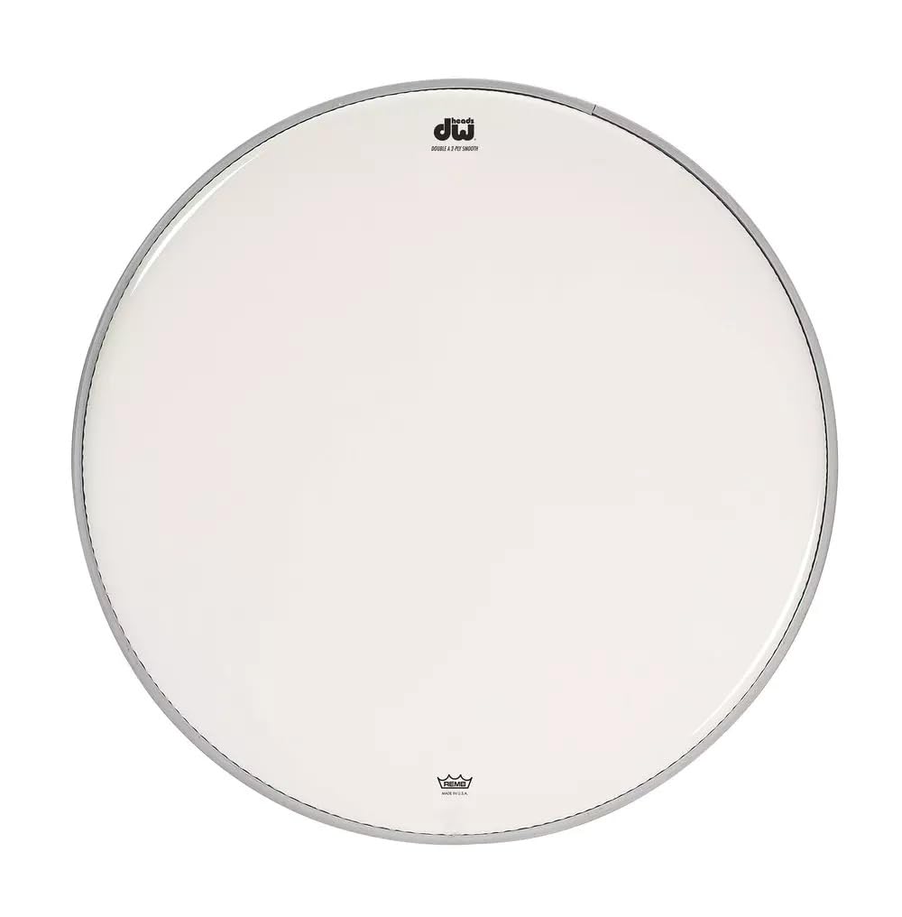 Drum Workshop TomTom Skin Double A White Smooth 13 Inch DRDHAW13