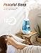 Dreamegg Cool Mist Humidifer - Top Fill Humidifier for Baby Bedroom, Easy Use Whisper-Quiet Operation, Night Light, Whole Night Moisture Humidifier for Home Office Nursery