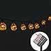 Hsctek Solar String Light,Halloween Indoor/Outdoor Decorative Lights for Room, Patio, Garden, Gate, Yard, Parties(20ft,25 LED)(Warm,Jack-o'-Lantern)