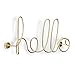 Umbra Wire Wall Decor, Hello, Brass