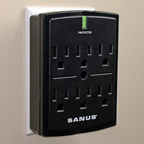 SANUS On-Wall Low Profile 1080J Fireproof Surge Protector