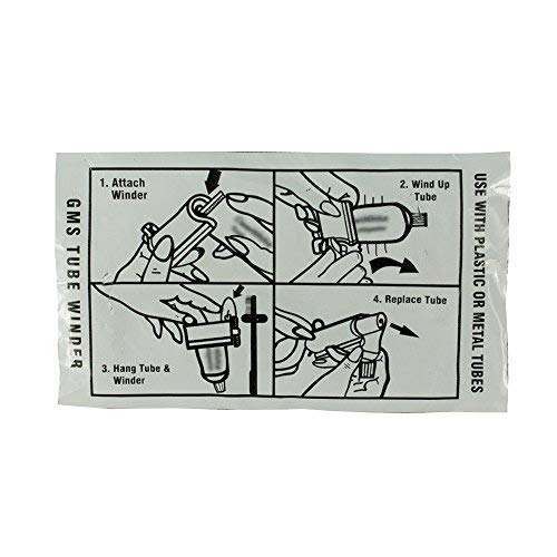 GMS Tube Winder for Toothpaste, Medicated Creams, Acrylic Paints, Sunscreen, Make Up and More!