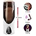WeDol Heating Male Masturbator Cup with 10 Thrusting Speeds + 10 Vibration Modes + 3 Female Moans, Fully Automatic Dual Stimulation Realistic Heating Vagina Stroker Oral Sex Masturbation Sex Toy