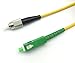 PacSatSales - Fiber Optic Patch Cable - Single Mode - SIMPLEX - OS1-9/125um (1M, FC to SC/APC)