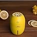 Glisteny Cool Mist Humidifier, 180ml Car Air Humidifiers USB Charge 4 Hours Auto Shut-off, Portable Lemon Shape Super Quiet Operation Bedroom Purifier for Office Home Study Yoga