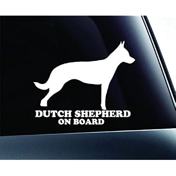 Amazon Com Expressdecor Dutch Shepherd On Board Dog Symbol Decal
