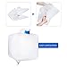 Gowithwind Collapsible Water Container,FDA Food Grade Portable Water Storage Canteen,Carrier Bag for Outdoors Camping BBQ Picnic Hiking,Disaster Hurricane Tornado Flood 1.3/2.6/5.3 Gal