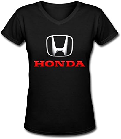 Honda Car Logo Hot Women's V Neck T Shirt M
