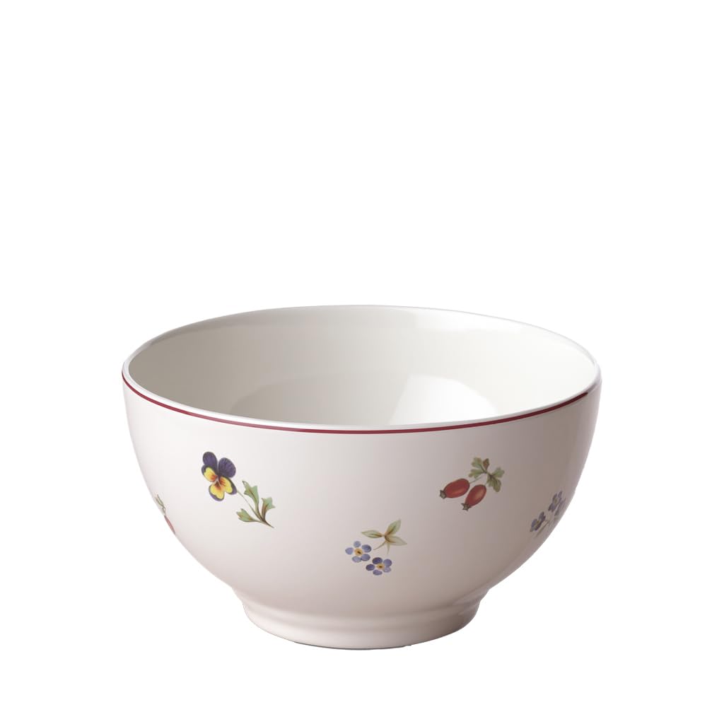 Villeroy & Boch Petite Fleur Cereal Bowl, Premium Porcelain, White