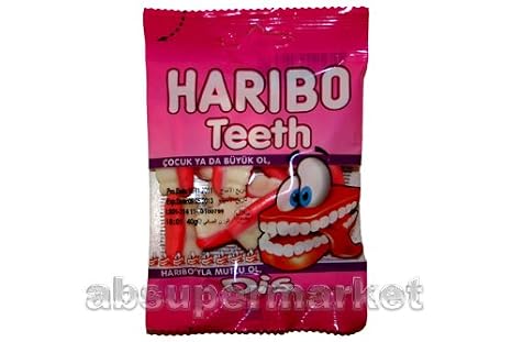 Haribo teeth 40grm (8691216027008)