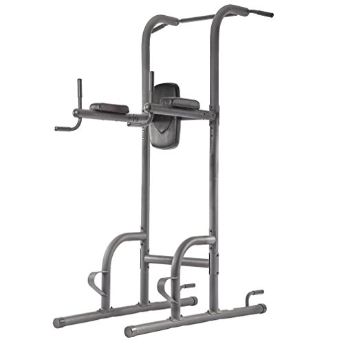 Durable Multi-Function Body Power Tower w/Dip Station & Pull Up Bar For Home Fitness (Best Home Pull Up Station)