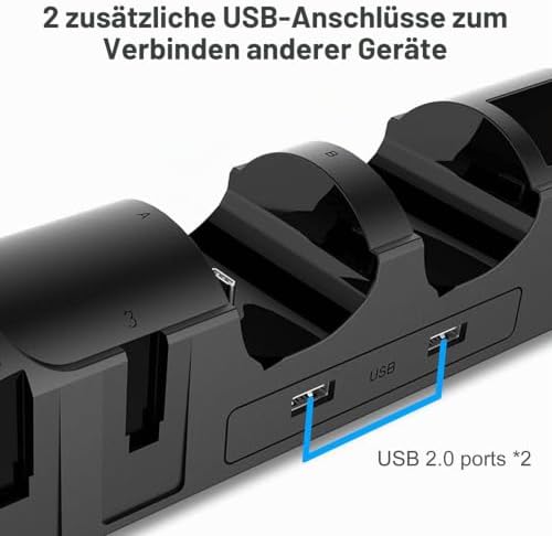 6-in-1 Ladestation für Nintendo Switch/OLED Pro Controller & Joycon