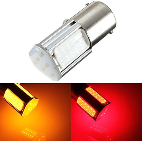 1156 G18 Ba15s 4 COB LED Turn Rear Light Car Bulb Red Yellow ( Yellow )