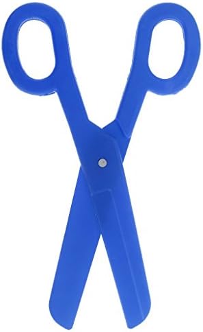 Actual Scissor Costume Prop - Blue Clown Halloween Toy