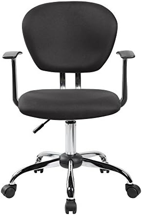EuroStile Mid-back Task Chair Multi-functional Mechanism, Ergonomically Correct 1008 BK