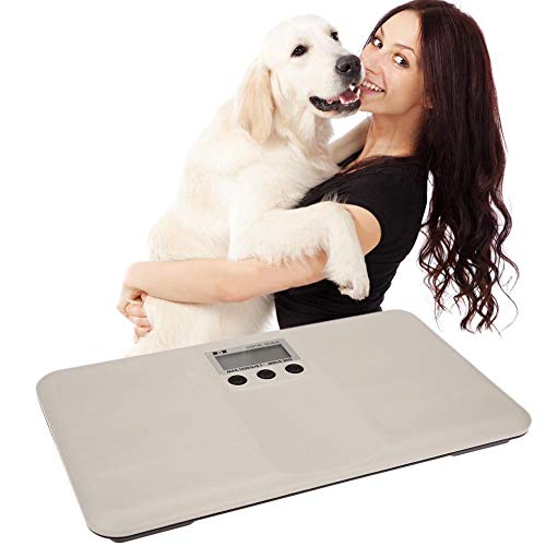 MAGT Weight Scale LCD Digital Electronic On/Tare Function Low Battery/Lock Alarm Baby Pet Body Weighting Scale
