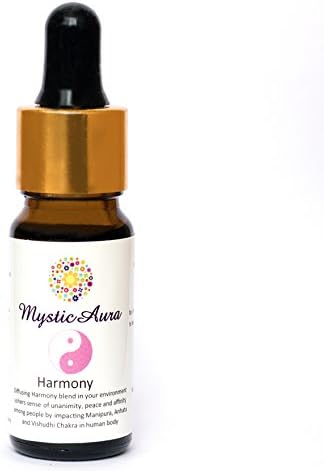 MysticAura- Harmony Blend (Therapeutic Grade Essential Oils, 10 ml) (Blend Pack)