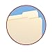 Smead File Folder, 2/5-Cut Tab, Right Position, Letter Size, Manila, 100 per Box (10385)